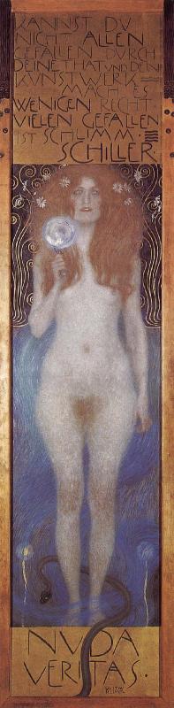 Gustav Klimt Nuda Veritas oil painting image